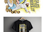 design trendy tshirt artwork for your brand or event